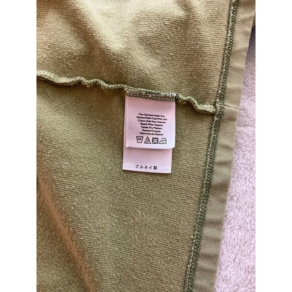 EDDIE BAUER Women's Collared Zip Up Green Activewear Outdoor Jacket Small Cotton - Picture 5 of 10